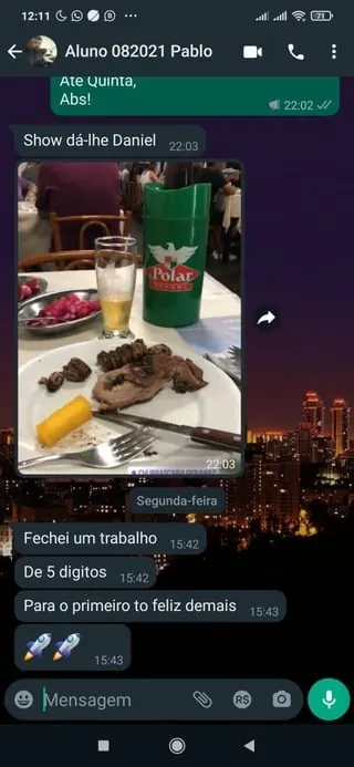 Depoimento de aluno do Treinamento do Engenheiro Mecânico Autônomo 2